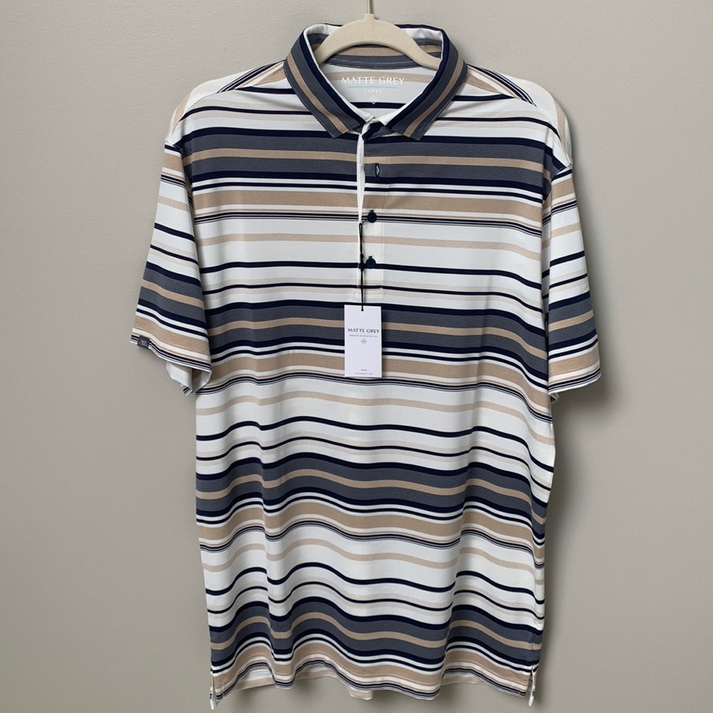 Matte Grey Voodoo Ranger IPA Golf Polo Shirt New with Tags Large
